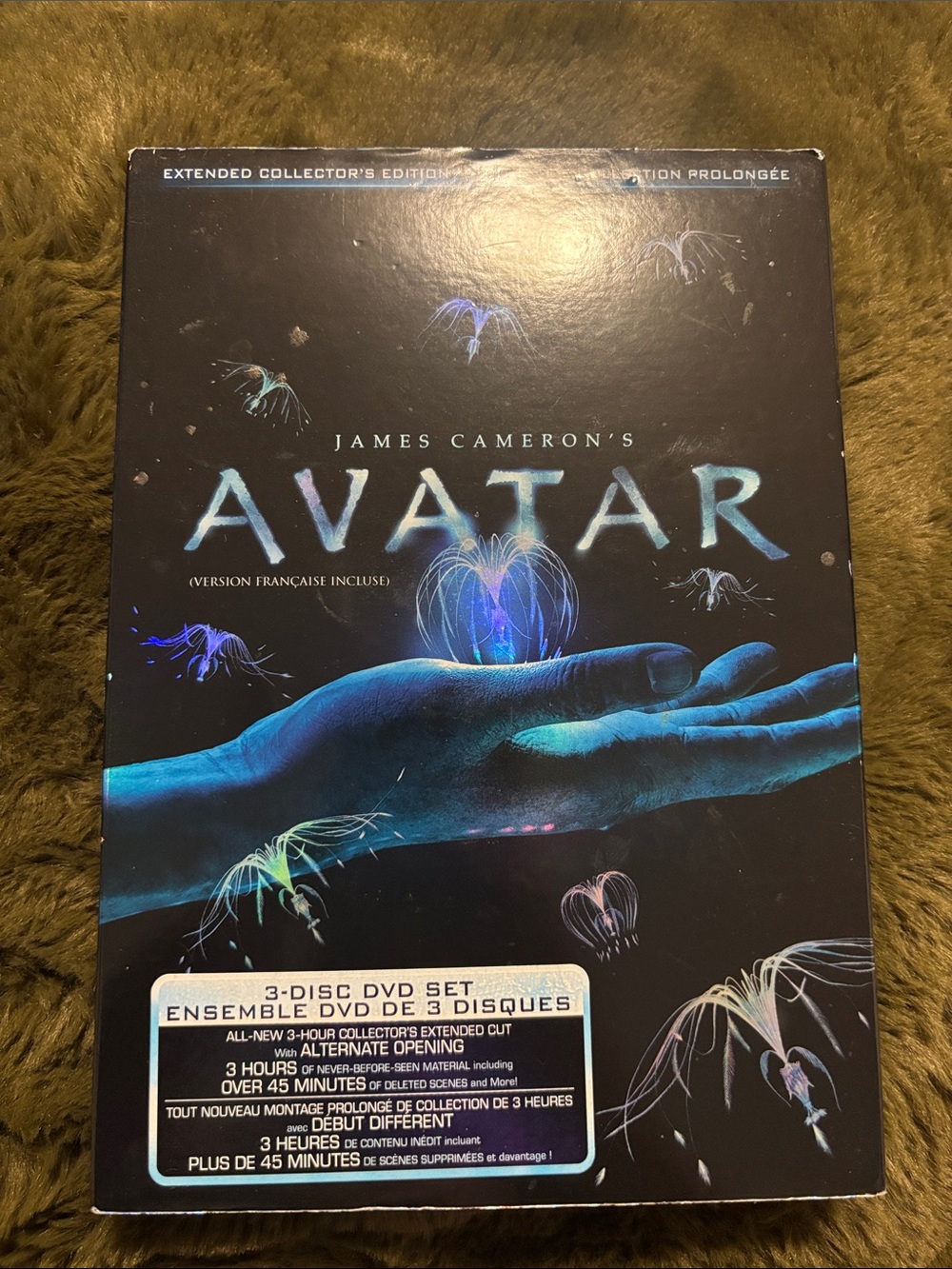 James Cameron's AVATAR 3-Disc DVD Set Extended Collectors Edition